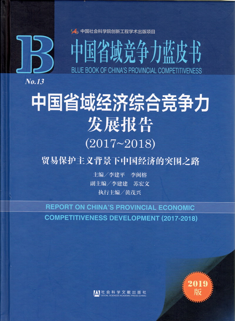 看免费的日女人屄影视中国省域经济综合竞争力发展报告（2017-2018）